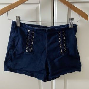 Guess high waisted short denim shorts.